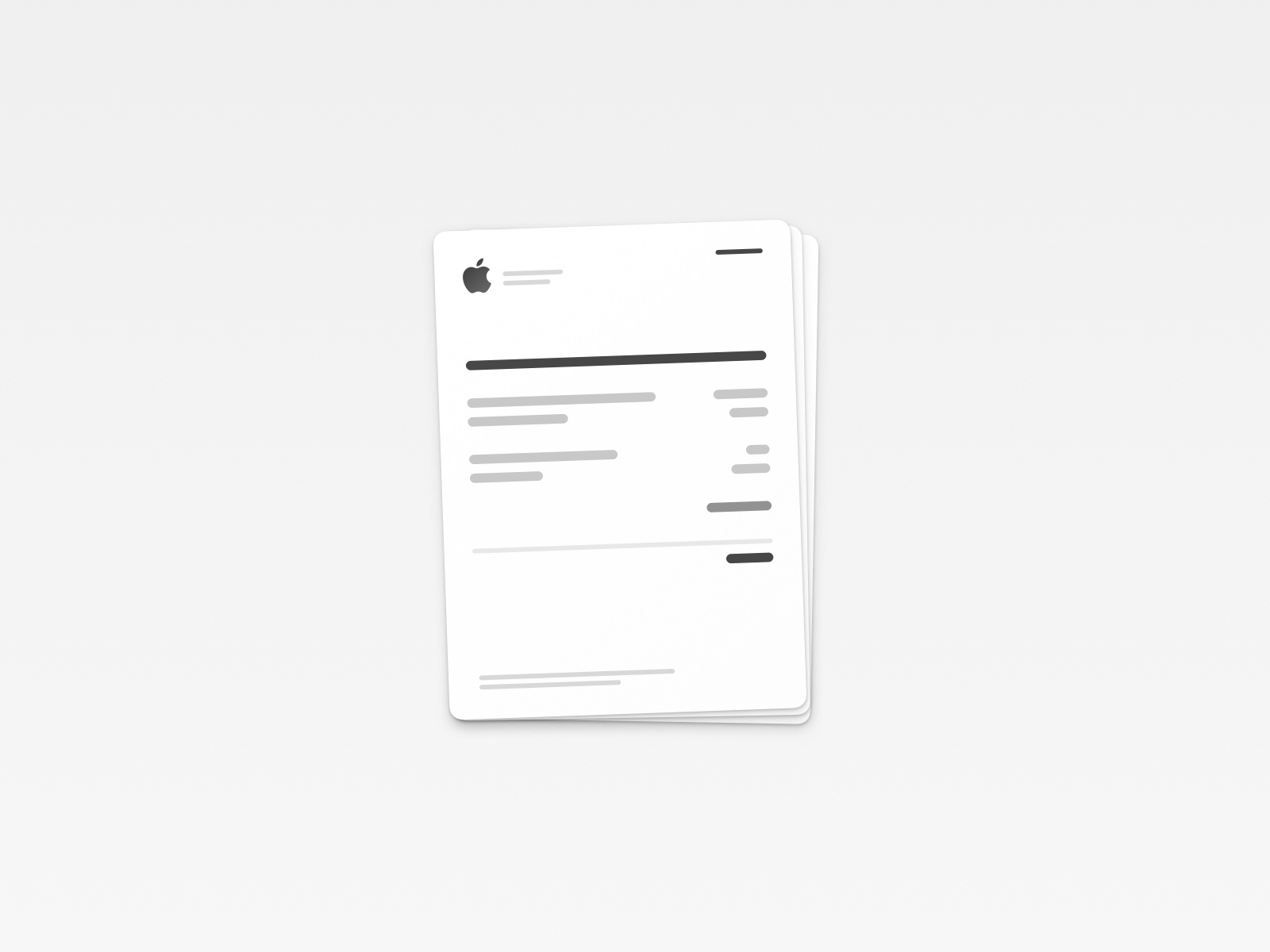 Example of Invoices – Dekstop macOS icon